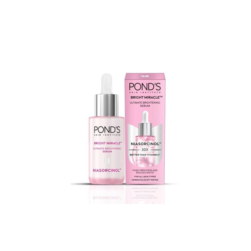POND's Bright Beauty Suero, 12% complejo gluta-niacinamida, antipigmentación, 0.9 fl