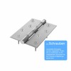 ONPIRA Stainless Steel Hinges 100 mm and 125 mm (100
