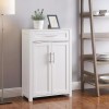 Crosley Furniture Savannah Storage Cabinet White