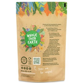 Wholefood Earth Haricot Beans 500g | GMO Free | Natural | Vegan | High Fibre | High Protein