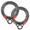 BV Heavy-Duty 30FT Security Cable with Loops-10mm (3/8 Inch) Cut-Resistant