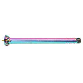 Bike Seatpost Double Track Anti Skid Slot Clear Scale CNC Cutting Aluminum Alloy Road Bike Seatpost for Mountain Bikes Dazzling 30.8mm