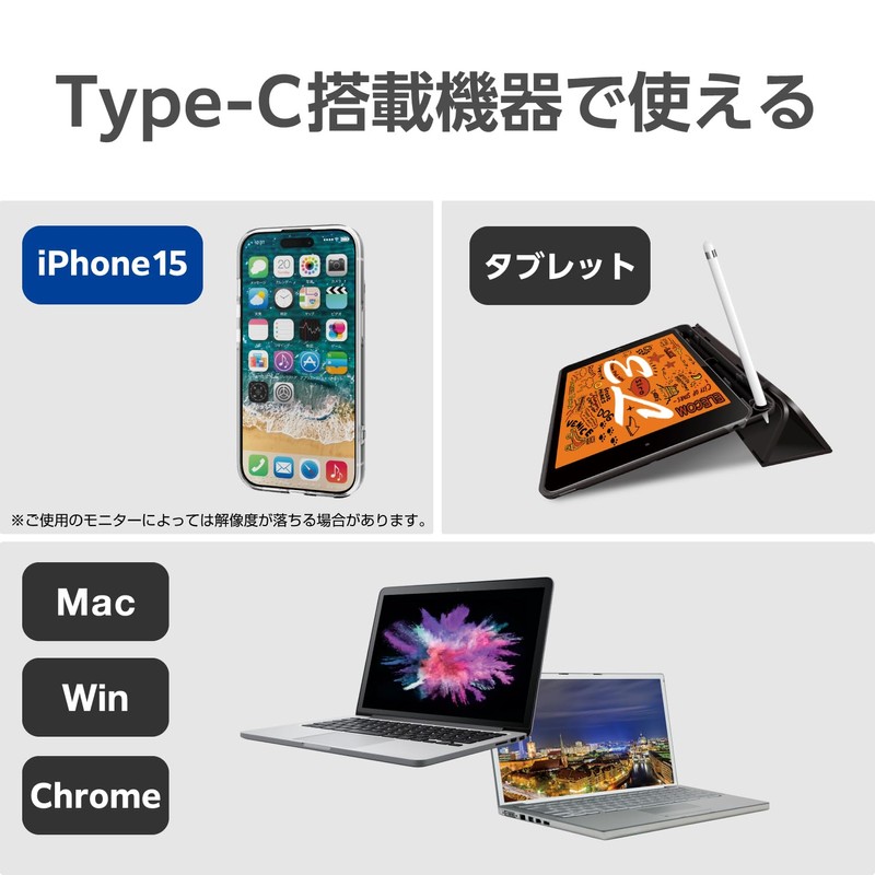 Elecom (ELECOM) Docking Station USB-C to HDMI Converter TYPE-C to