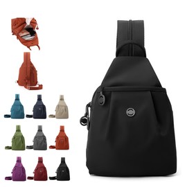 Vovtva Bag, Street Lite Chic Versatile Travel Bag, Waterproof Oxford Large Capacity Convertible Shoulder Bag (Black)