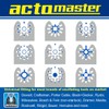 ACTOMASTER 3-1/8" Triangle Sanding Pad with 30 Pcs Sandpaper 80/120/240