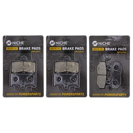 NICHE Brake Pad Set for Triumph Speed Triple Tiger 1050 T2020555 T2020475 T2020333 Front Rear Organic