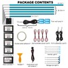 Acrylic Interior Car LED Strip Light, AMKI Car Neon Light