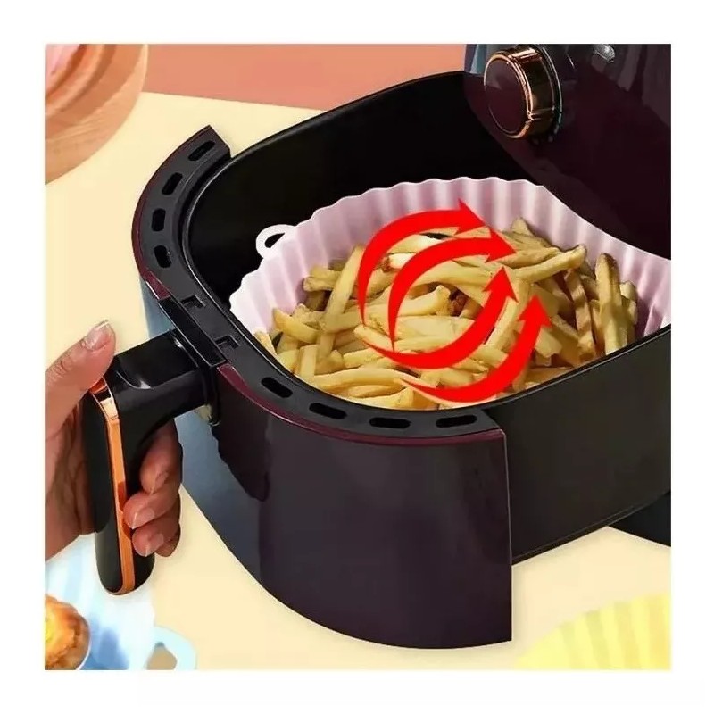 KFMX Molde Silicon Freidora Aire Circular Reutilizable 1 Pieza