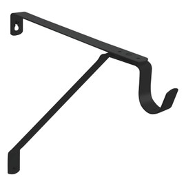 Nuk3y Heavy Duty Adjustable Shelf Rod Support Bracket (Black)
