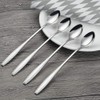 Annkky 12-Piece Stainless Steel Long Handle Coffee Tea Mixing Spoons,