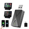 Adaptador Inalámbrico CarPlay con 5.8GHz WiFi, Adaptador Inalámbrico Android Auto,