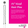 Flamingo Hair Pins 1-3/4" (Silver)