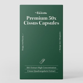 Earthville Cissus Tablets 50x Concentrated Cissus Powder Extract 120 Capsules 1+1 / 어스빌 시서스 알약 50배농축 시서스가루 추출물 120캡슐 1+1