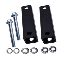 HABIIID Torque Converter Engine Motor Riser Square Hardware Kit for Predator 196cc 212cc 224cc 6.5hp Go Kart Mini Bike for Coleman Powersports CT200U CT200U-EX BT200X, Black