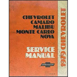 1979 FULL SIZE CHEVY, CAMARO, MALIBU, MONTE CARLO, NOVA SERVICE MANUAL