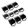Peine Gua De Negro Para Rasuradora Profesional Wahl 10pcs
