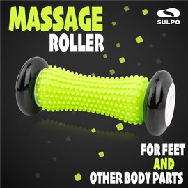 SULPO Fußmassageroller - Fussroller für Fussmassage - Faszienrolle Fuß für Fußmassage zur Linderung von Plantarfasziitis, Fußgewölbeschmerzen - Fussmassageroller - Fussroller, Massageroller