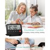 ORIA Digital Travel Alarm Clock, Battery Operated LCD Desk Clock,