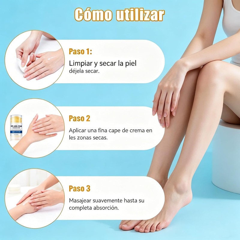 2PCS Crema Hidratante Para Pies con Urea 60