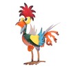 Rooster Statue Figures Ornament Metal Rooster Display Model Toy for