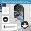 2 Set Tub Spout Diverter Repair Kit, Including 2pcs Cup