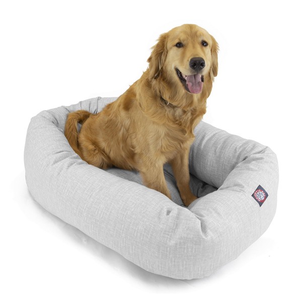 Majestic Pet 40 Inch Bagel Calming Dog Bed Washable –