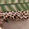 Lipstick Holder Leopard Print Keychain for Women Chapstick Holder Key