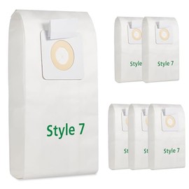 6 Pack Style 7 Vacuum Bags Compatible with Bissell Upright Vacuums: PowerForce 1739 3522 3525 71Y7, PowerGlide 3545, Plus 3350 3550 3553, Lift-Off 3554, Powertrak 6592 Series Vacuum, Part#32120