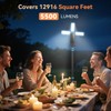 Dimgogo Rechargeable Camping Light with Stand 7ft Max Height, 15000mAh