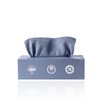 20-Sheet Microfiber Towels with Dispenser Box, Blue Reusable Cleaning Cloths