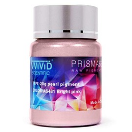 VViViD Prisma65 Raw Pigment Bright Pink Metallic Pearl Powder 20g Jar (Value Pack, 2-Pack)