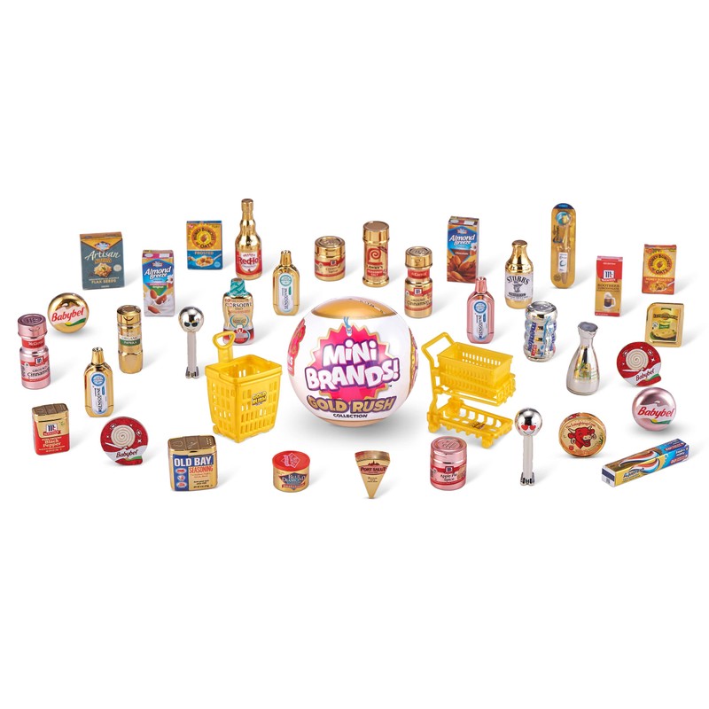 Mini Brands Gold Rush Mystery Capsule Real Collectible Toy (3