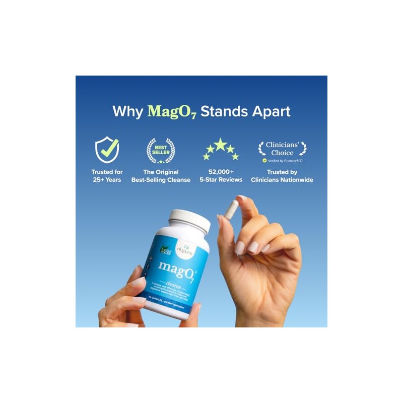 Aerobic Life Mag O7 Oxygen Digestive System Cleanser Capsules, 90