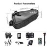 Aokesy Bolsa de Triángulo para Bicicleta, Impermeable, Reflectante, Accesorios Ciclismo