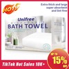 Unifree Disposable Bath Towels, 27.5" x 55", Thick & Superabsorbent,