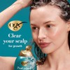 OGX ProGrowth + Peptide Clarifying Shampoo, Gentle Exfoliating Shampoo, Supports