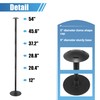 X AUTOHAUX Boat Cover Support Pole Adjustable Height from 12"