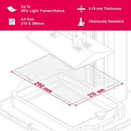 phrozen 3pcs ACF Film High Durability Dual Surfaces, Less Peeling Force (A4 Size, 210 * 290mm)