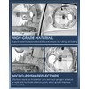 Nilight Headlight Assembly Compatible with 1997 1998 1999 2000 2001