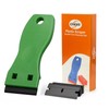 EHDIS 1.5-inch Plastic Razor Scraper with 10pcs Double Edged Plastic