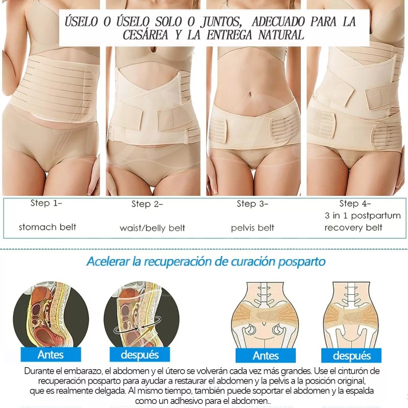 Audyde Faja De Maternidad Para Postparto 3 En 1