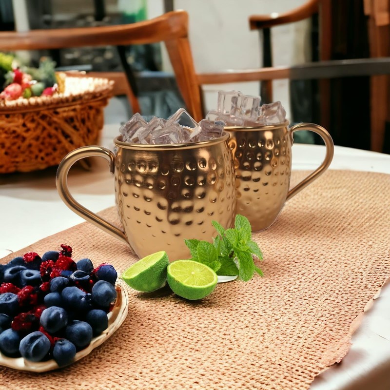 Magma Life Tazas Moscow Mule: Juego de 4 Tazas de