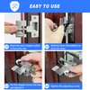 Douevo 1 Pack Travel Portable Door Lock and 2 Pack