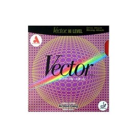 Armstrong 8951 Table Tennis Rubber Vector, 50°, Soft Back, Red, Extra Thick