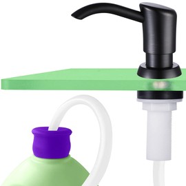 GAGALIFE Built in Counter Soap Dispenser for Kitchen Sink and Extension Tube Kit, Anti-Leakage Upgrade with 40" Tube No More Top Refill, Oil-Rubbed Bronze