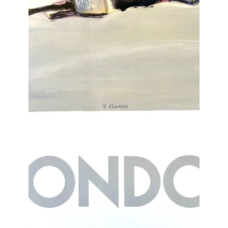Gregory Kondos - Beach Day 1987 signed