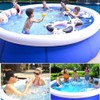 Inflatable Top Ring Swimming Pools for Adults Outdoor Easy to