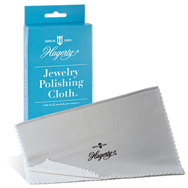 Hagerty 15700 12-by-15 Jewelry Polishing Cloth, Gray