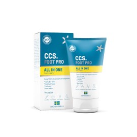 CCS All-in-One Foot Cream 100 ml - Foot Pro Cream for Cracked Heels, Dry Skin & Calluses - Foot Moisturiser - Designed for Very Dry Feet, Cracked Heels, Calluses and Foot Odour