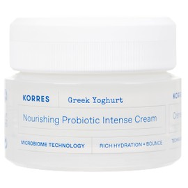 KORRES GREEK YOGHURT Intensive Nourishing Probiotic Moisturiser - Dry Skin for the Face, Dermatologically Tested, 40 ml